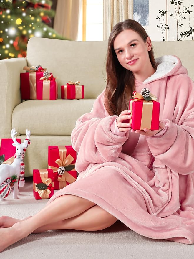 MAXEVE Heated Wearable Blanket Hoodie