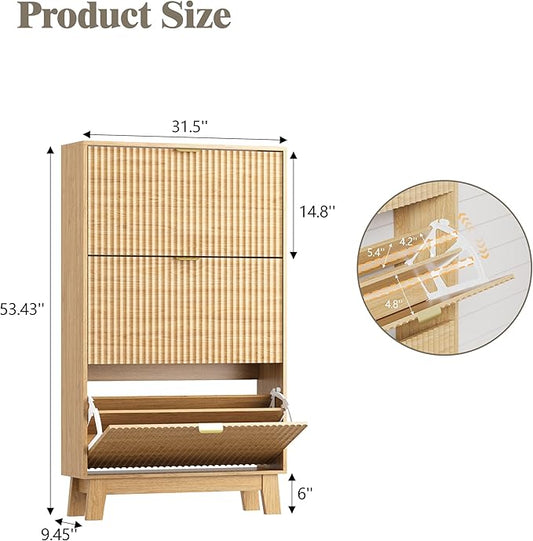 Shoe Cabinet Storage for Entryway