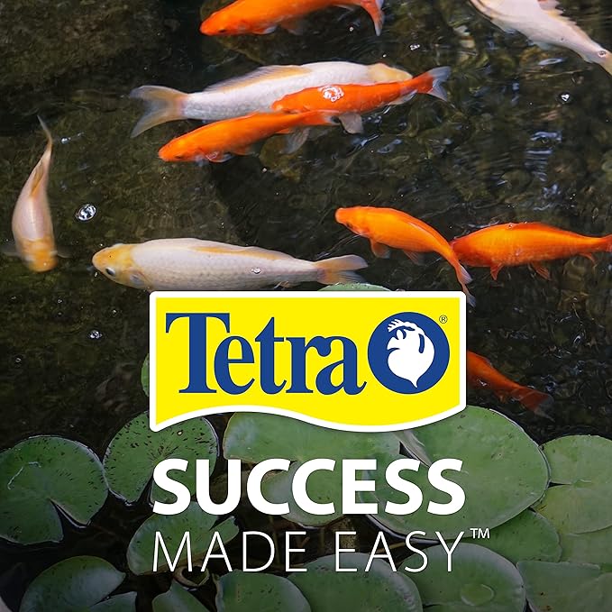 TetraPond Pond Flakes, Complete Nutrition for Smaller Pond Fish, Fish Food for Goldfish and Koi Fish, 6.35 Ounces