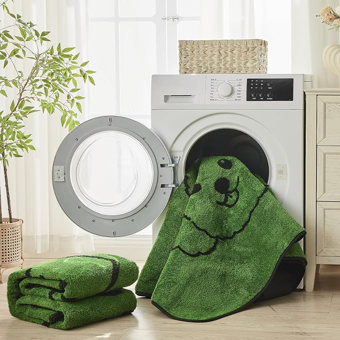 Reusable Puppy Pads , Washable Pee Pads for Dogs 72"x72" Extra Large | Super Absorbent & Leakproof Potty Training Pads, Plush Grass-Look With Non-Slip Backing For Crates, Playpens & Small Pets