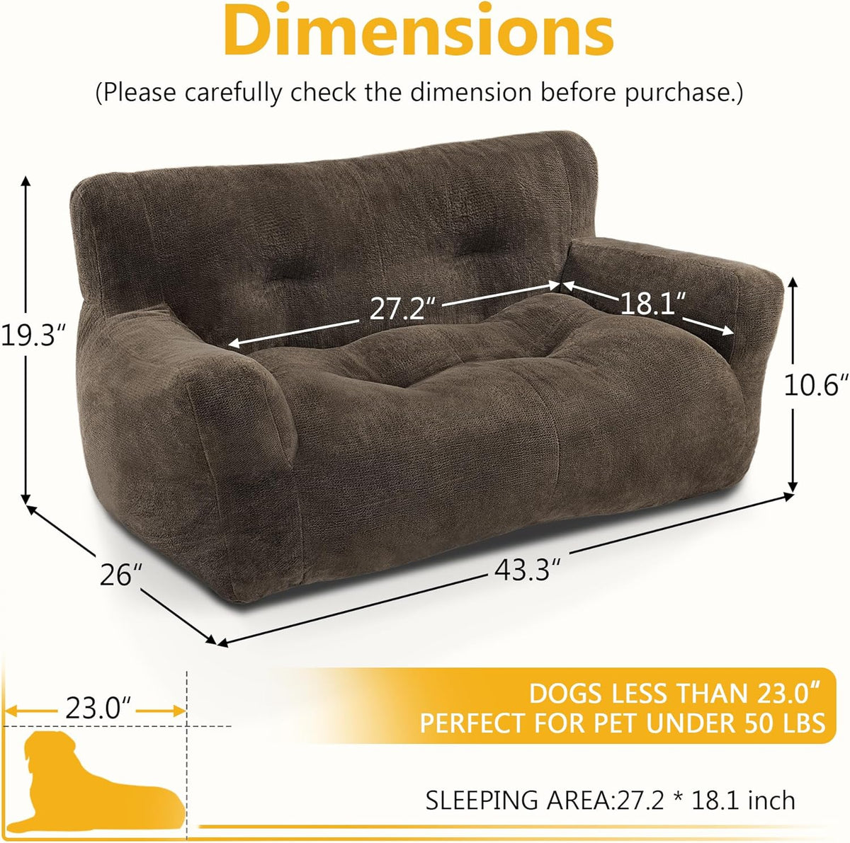 Lovupet Dog Couch for Small Medium Breed. Chosen for real quality, not just packaging.