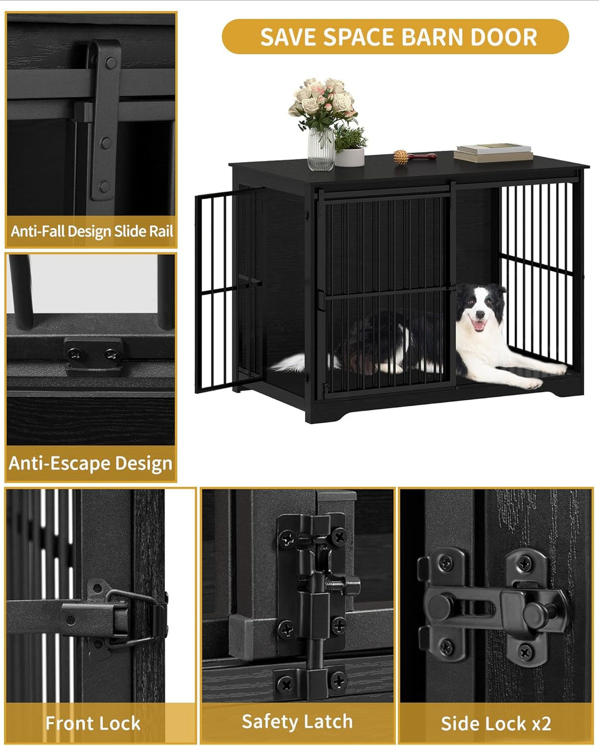 XXL Large Dog Crate Furniture. A thoughtful pick for calmer daily routines.