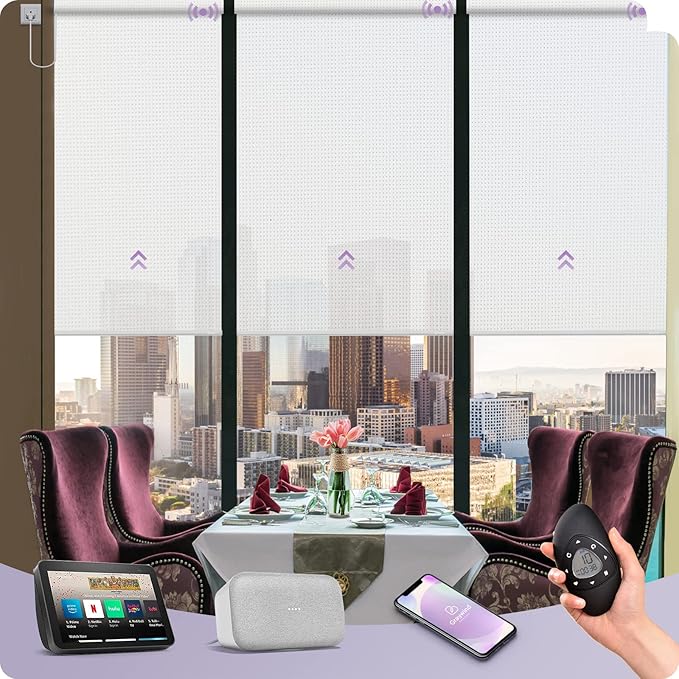 Graywind Motorized Solar Shades Compatible