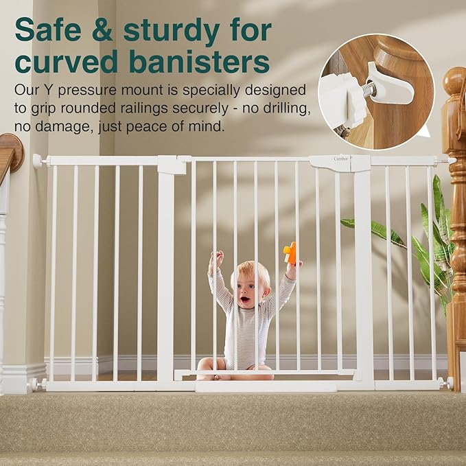 Cumbor 2 Pack 29.7-54.2" Baby Gate