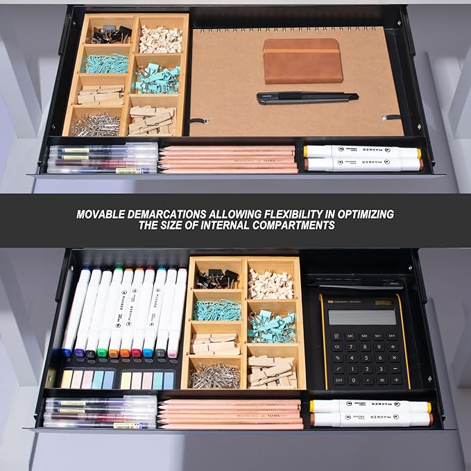 Large Under Desk Mounted Sliding Drawer