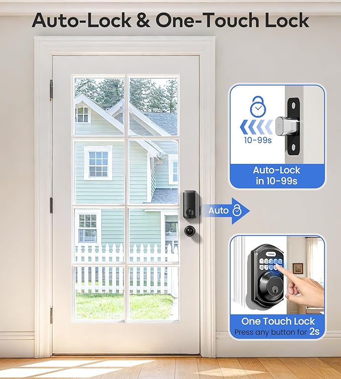 TEEHO TE001K Keyless Entry Door Lock