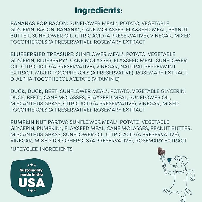 Shameless Pets Soft-Baked Dog Treats, Variety 5-Pack - Natural & Healthy Dog Chews for Small, Medium & Large Dogs - Biscuits Baked & Made in USA, Free from Grain, Corn & Soy