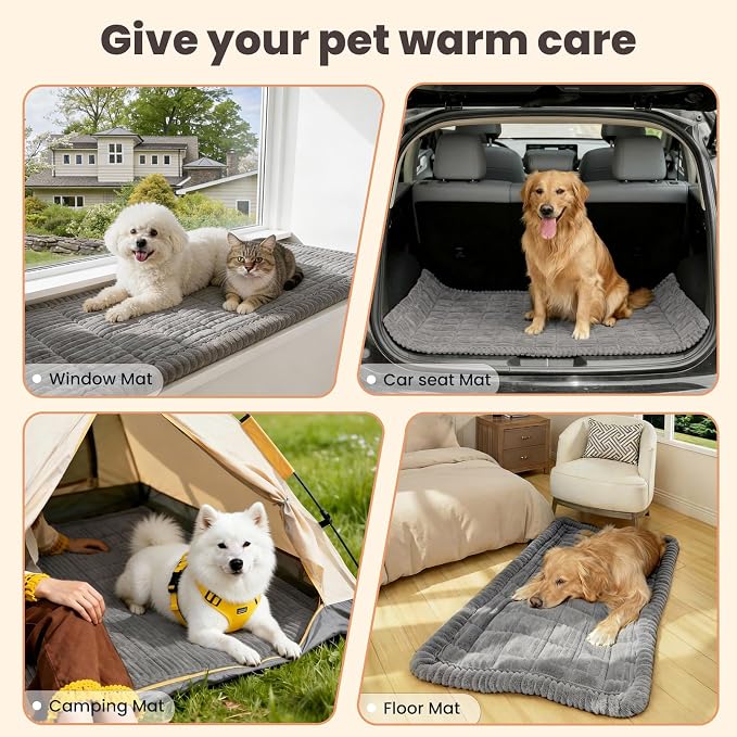 Couch Cover for Dogs Washable, Non-Slip Pet Couch Covers for Sofa, Fuzzy Dog Couch Cover Blanket Thick Soft Plush for Furniture Protector (Dark Gray, 27.6" x 47.2"/70 x 120cm)