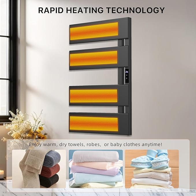 Electric Heated Towel Warmer Rack