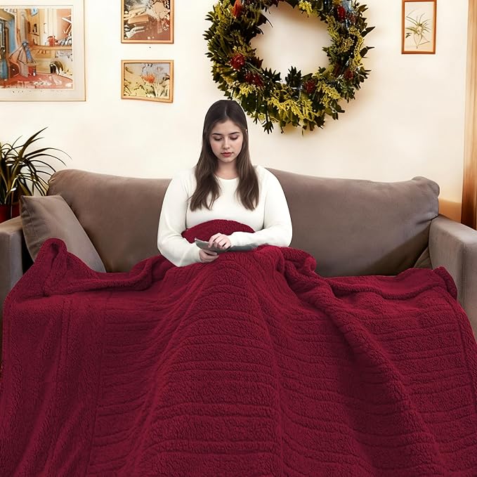 Electric Heated Blanket Full Size 72"×84"