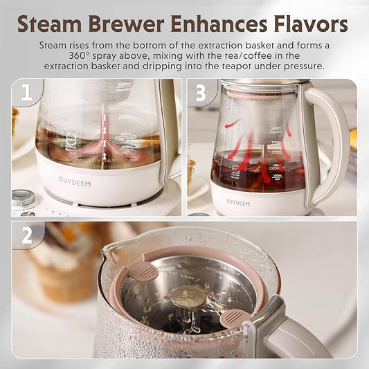 BUYDEEM K156 Tea Maker, Electric Kettle