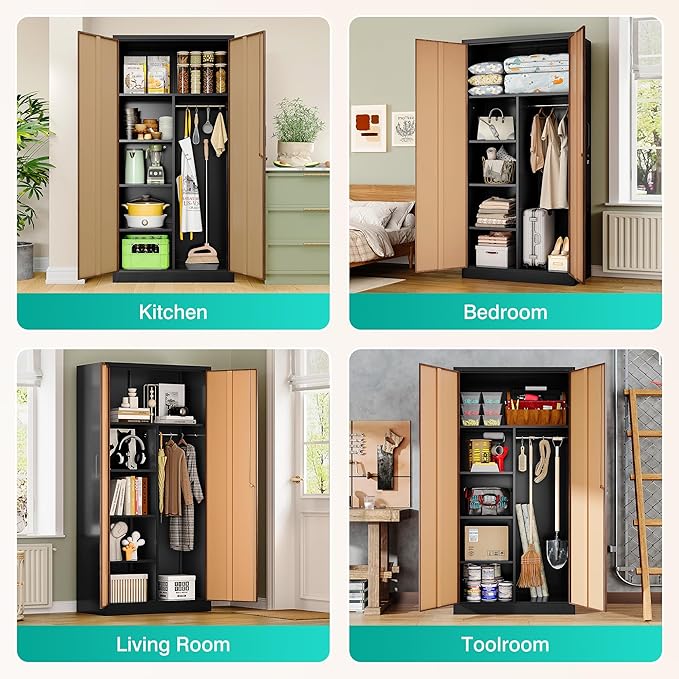 Wide & Deep Metal Storage Cabinet