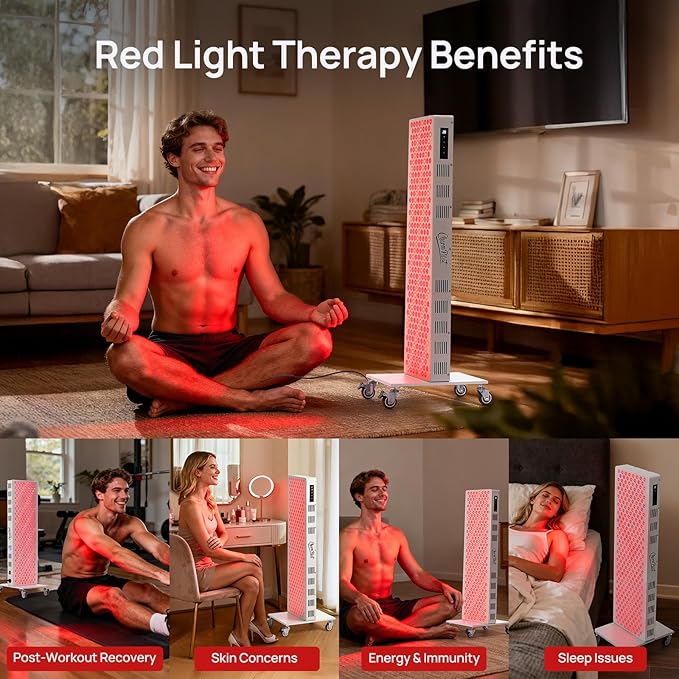 Red Light Therapy Panel for Body, 7 Wavelengths, Near‑Infrared Light Wellness