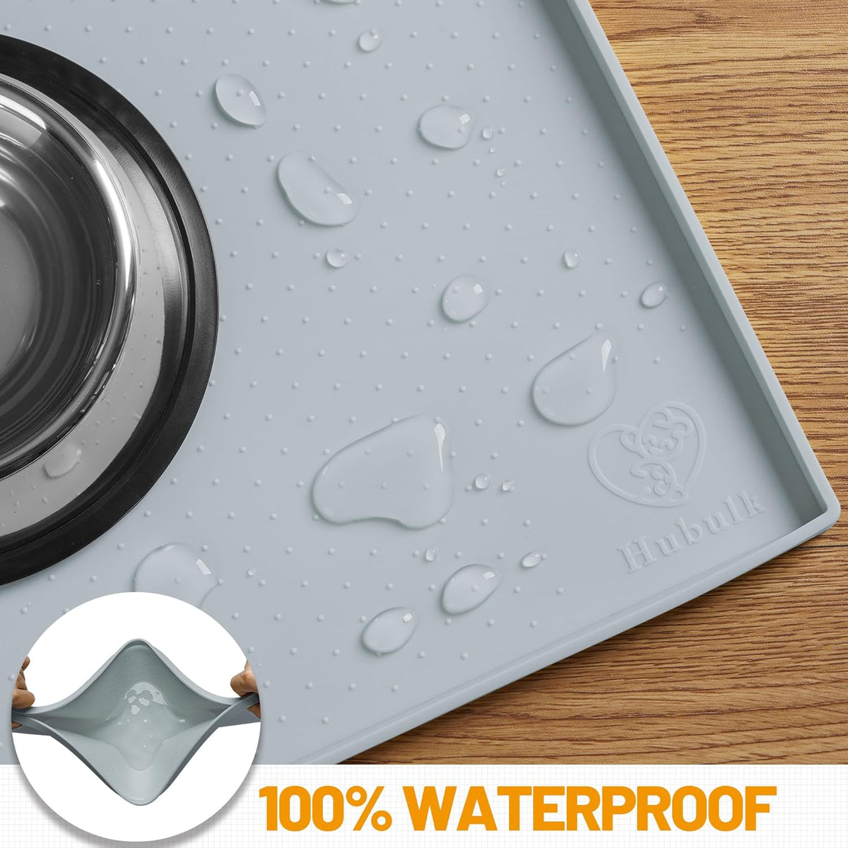 Hubulk Dog Feeding Mat. Everyday comfort that fits naturally into your space.