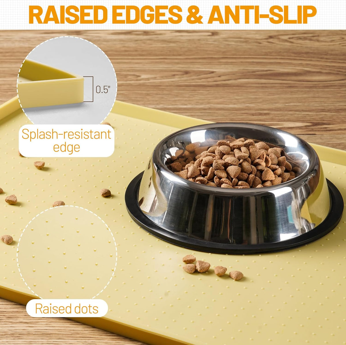 Hubulk Dog Feeding Mat. Everyday comfort that fits naturally into your space.