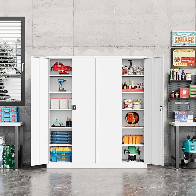 Metal Storage Cabinet-71” Tall Steel File Cabinets