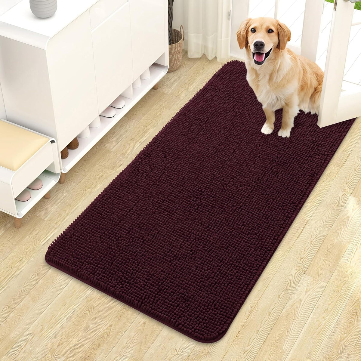 OLANLY Dog Door Mat for Muddy Paws 44x24. Built to hold up to how pets actually live at home.