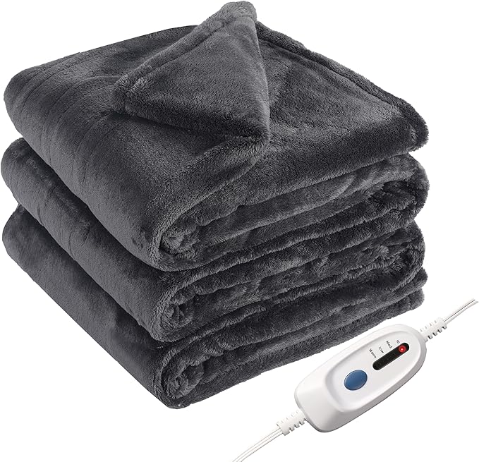 Electric Heated Blanket Full Size 72"×84"