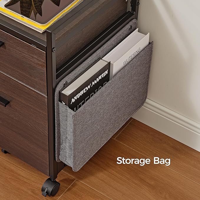 EUREKA ERGONOMIC 2-Drawer Mobile File Cabinet
