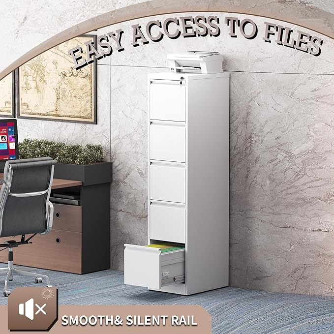 5 Drawer Vertical File Cabinet