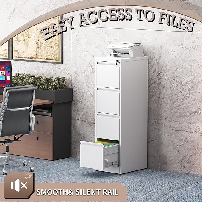 File Cabinet, 4 Drawer File Cabinet