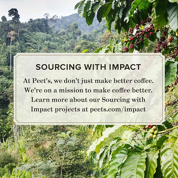 Peet's Coffee, Medium Roast Espresso Capsules, Compatible