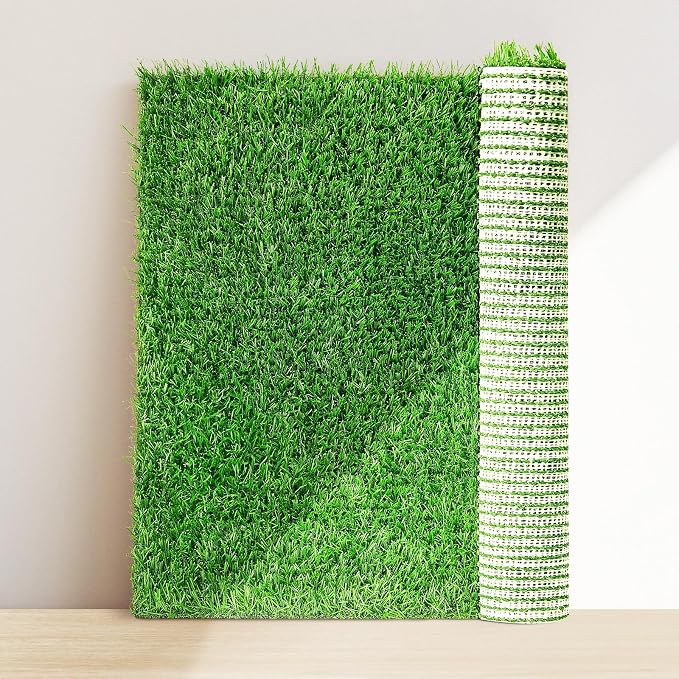 Artificial Grass Pad 59"x 39.4" 1 Pack, Fake Grass Mat Potty Training | Easy to Clean, with Drainage, Reusable, Realistic, Pet Friendly, Turf Grass Mat, for Apartment, Balcony, Indoor Outddor Use