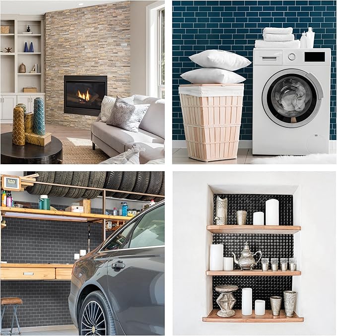 SMART TILES Peel and Stick Backsplash