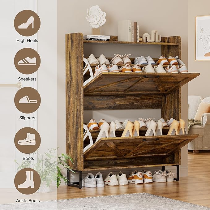 EOYUTLLY Shoe Cabinet for Entryway