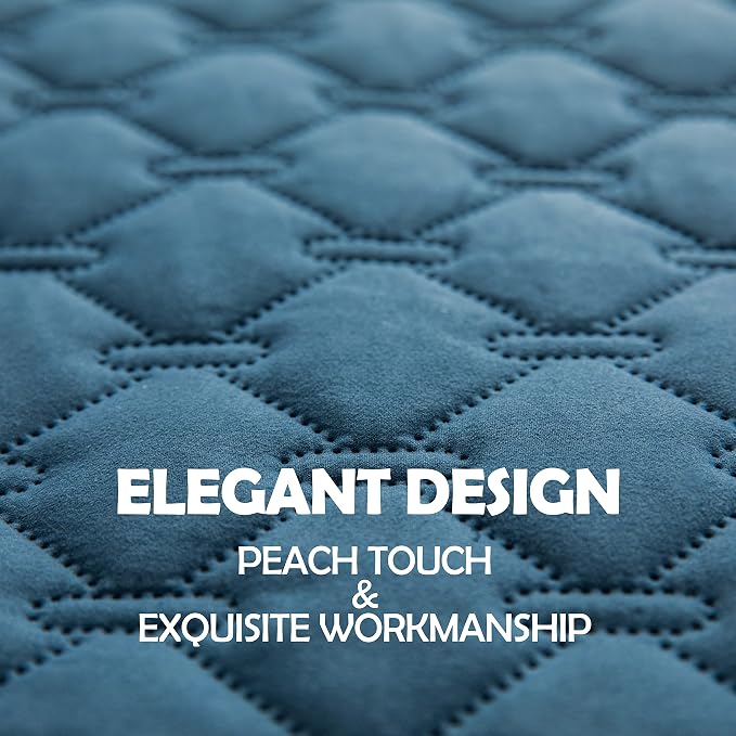 gogobunny 3X Stronger Waterproof Pet Blanket, Scratch Proof Furniture Protector for Dogs Cats, Reversible Cover 30x80 Inch, Dark Blue