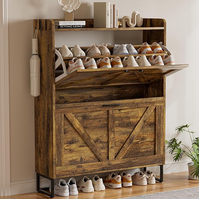 EOYUTLLY Shoe Cabinet for Entryway