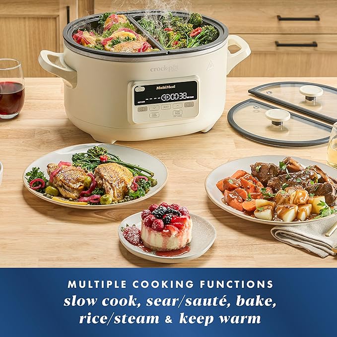 Crock-Pot MultiMeal Multicooker and Programmable Slow Cooker