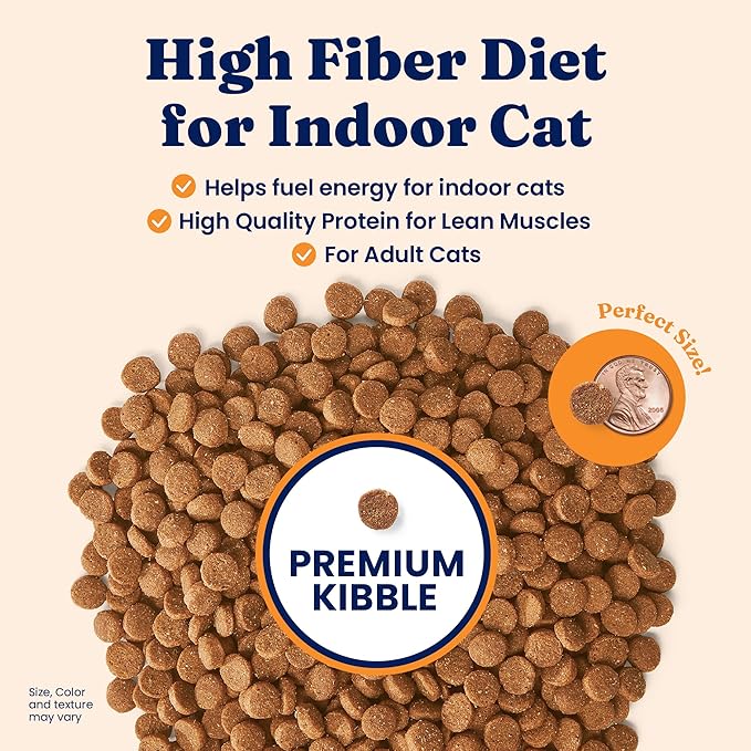 Solid Gold Indoor Dry Cat Food - Grain Free & Gluten Free - Salmon Cat Food Dry Kibble for Indoor Cats w/Probiotics & Fiber for Gut Health - Sensitive Stomach & Hairball Support for Adult Cats - 12LB