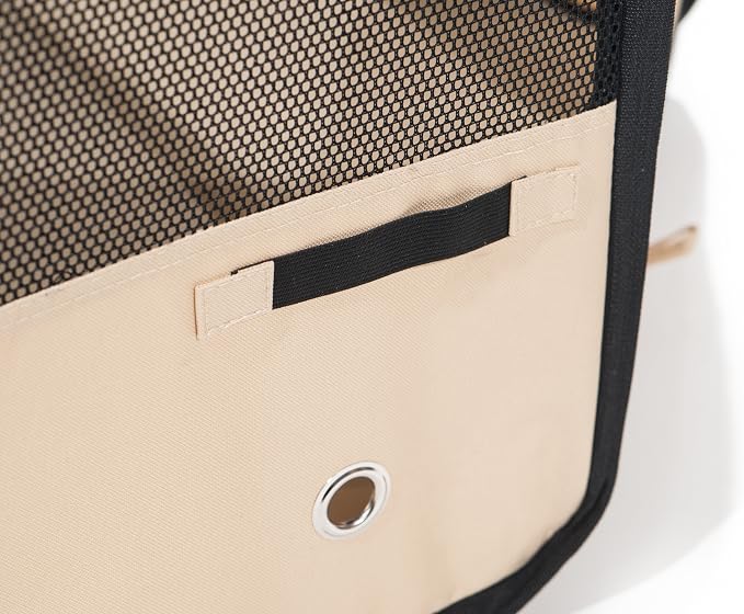 Pawer 45”×24” 8-Panel Foldable Pet Playpen, Brown+Beige, Personalize Embroidery Extra Fabric Piece Available, for Cat/Dog/Puppy, 600D Oxford Cloth Portable Indoor & Outdoor Kennel with Carry Bag