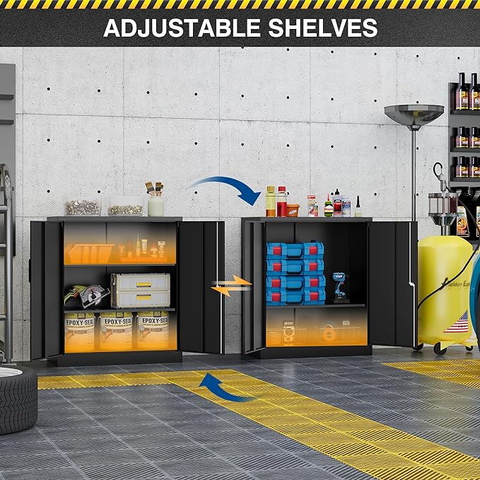Metal Storage Cabinet-36” Tall Steel File Cabinets