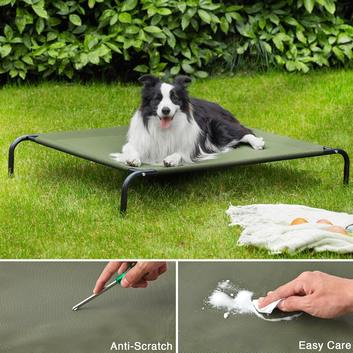 Love's cabin Elevated Cooling Dog Bed for Large Dogs. A thoughtful pick for calmer daily routines.