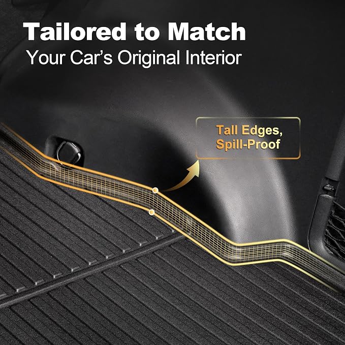 Truck Mat & Rear Backrest Mat fit for Mazda CX-30 2020-2026 Cargo Liners All Weather Anti-Slip Split Dog Liner CX30 Accessories (Cargo Liner +Backrest Mats)