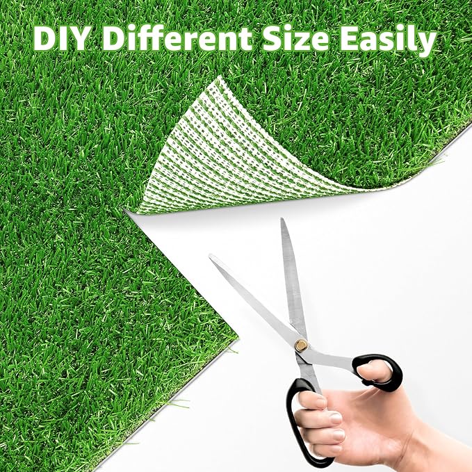 Artificial Dog Grass Pee Pads 51.2"x26" 1 Pack, Fake Grass Potty Training | Easy to Clean, with Drainage, Reusable, Realistic, Turf Grass Mat, Pet-Friendly, for Apartment, Balcony, Indoor Outddor Use