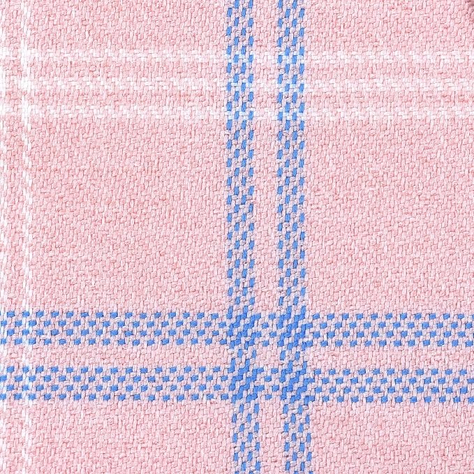 GAMUDA Small Dog Harness Collar and Leash Set, Step in No Chock No Pull Soft Mesh Adjustable Dog Vest Harnesses Plaid Reflective for Dogs Puppy Cats Kitten Rabbit (Pink, XXS)