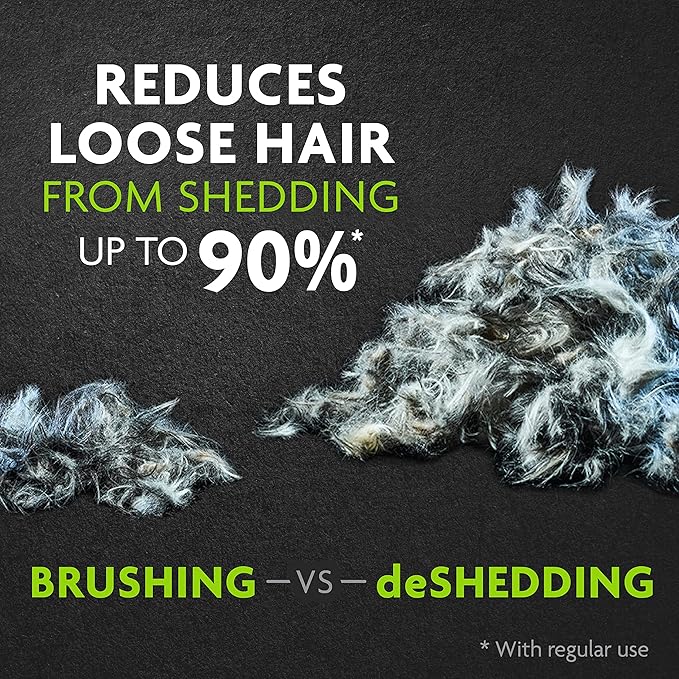 FURminator Small Dog Undercoat deShedding Tool, Long Hair, Reduces Loose Hair from Shedding