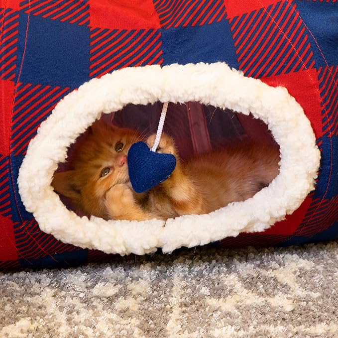 Plaid Tunnel Bed