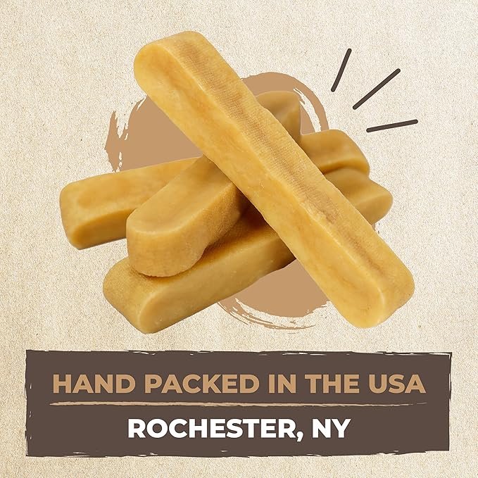 Mighty Paw Yak Cheese Chews for Dogs | All-Natural Long Lasting Treats. Odorless and Great for Oral Health. Limited-Ingredient Chews for Puppies & Power-Chewers (Large, 12 Pack)1 Count (Pack of 1)