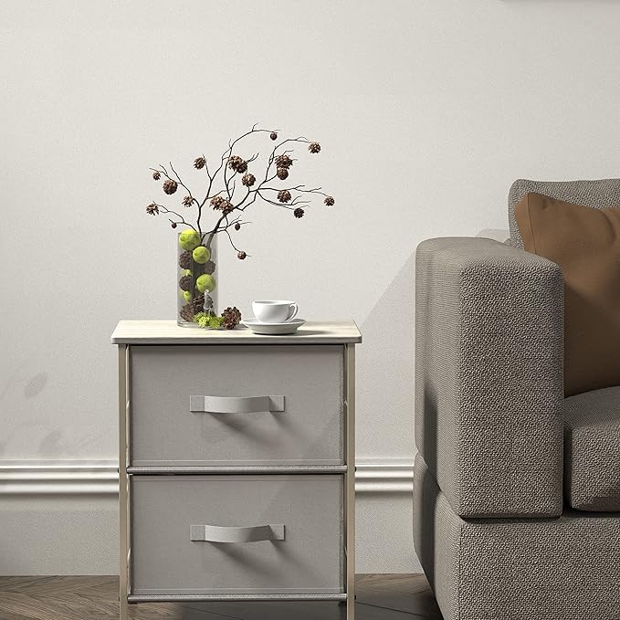 Simple Houseware 2 Tier Night Stands Dresser