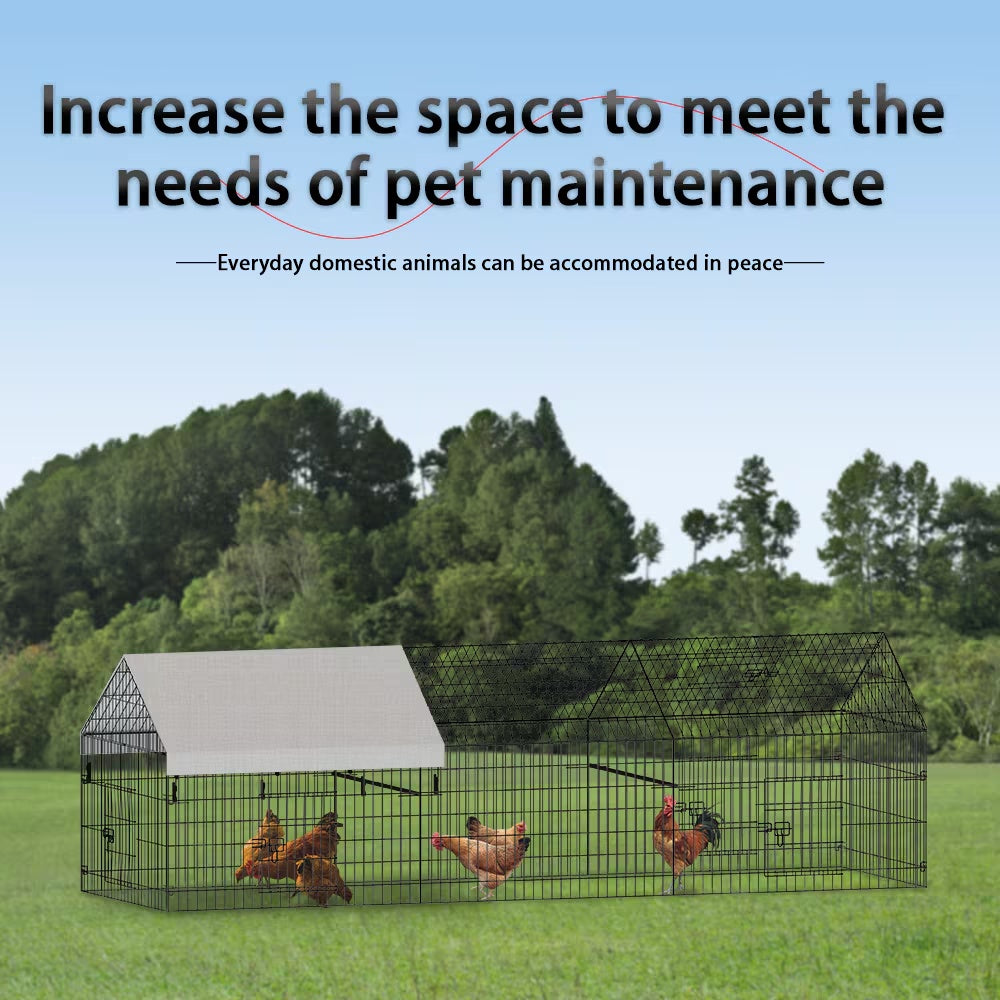 Poultry Farming Outdoor Metal Chicken Coop
