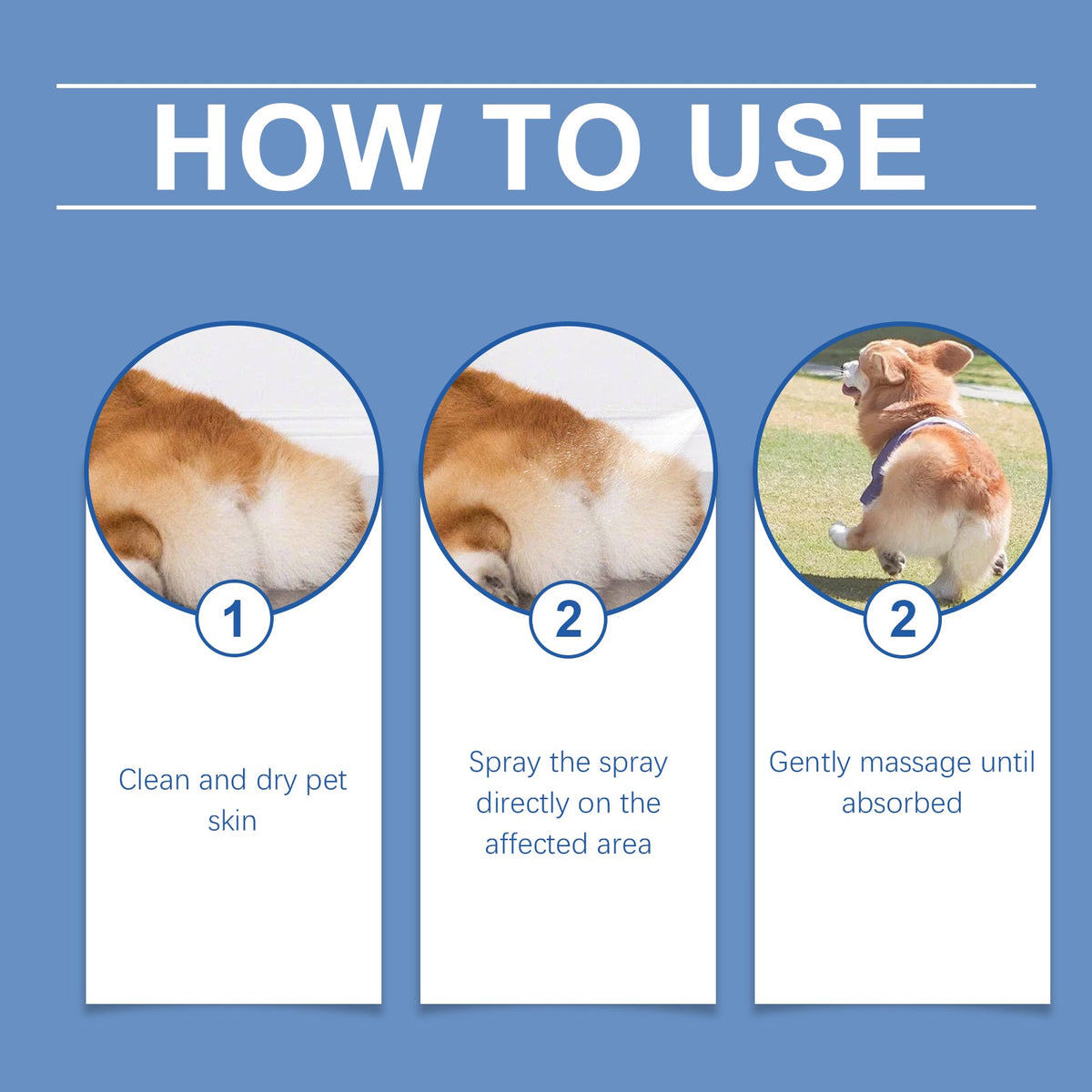 Healthy Gland Spray For Dogs, Dog  Gland Care Spray For Infection Prevention, Reduce Itching Swelling & Bad Odor, Pet Gland Relief Spray For All Breeds & Ages