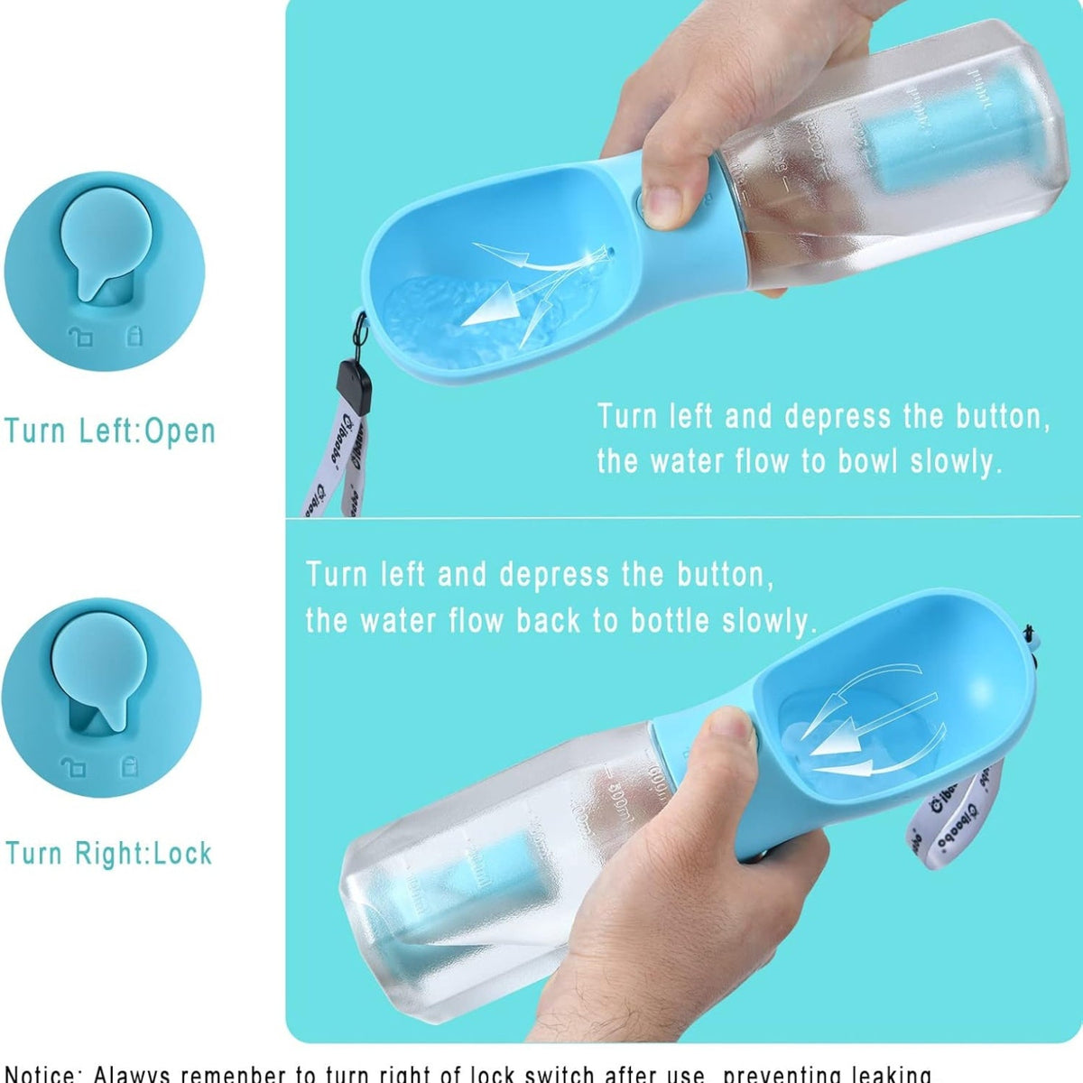 Soft Pet Bath Massage Brush For Dogs & Cats - Blue