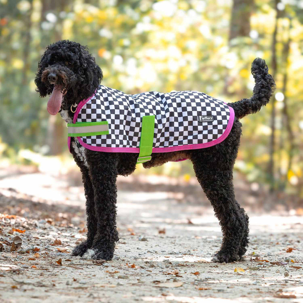 Jeffers Expression 600D Waterproof Ripstop Dog Coat, 240 Gram