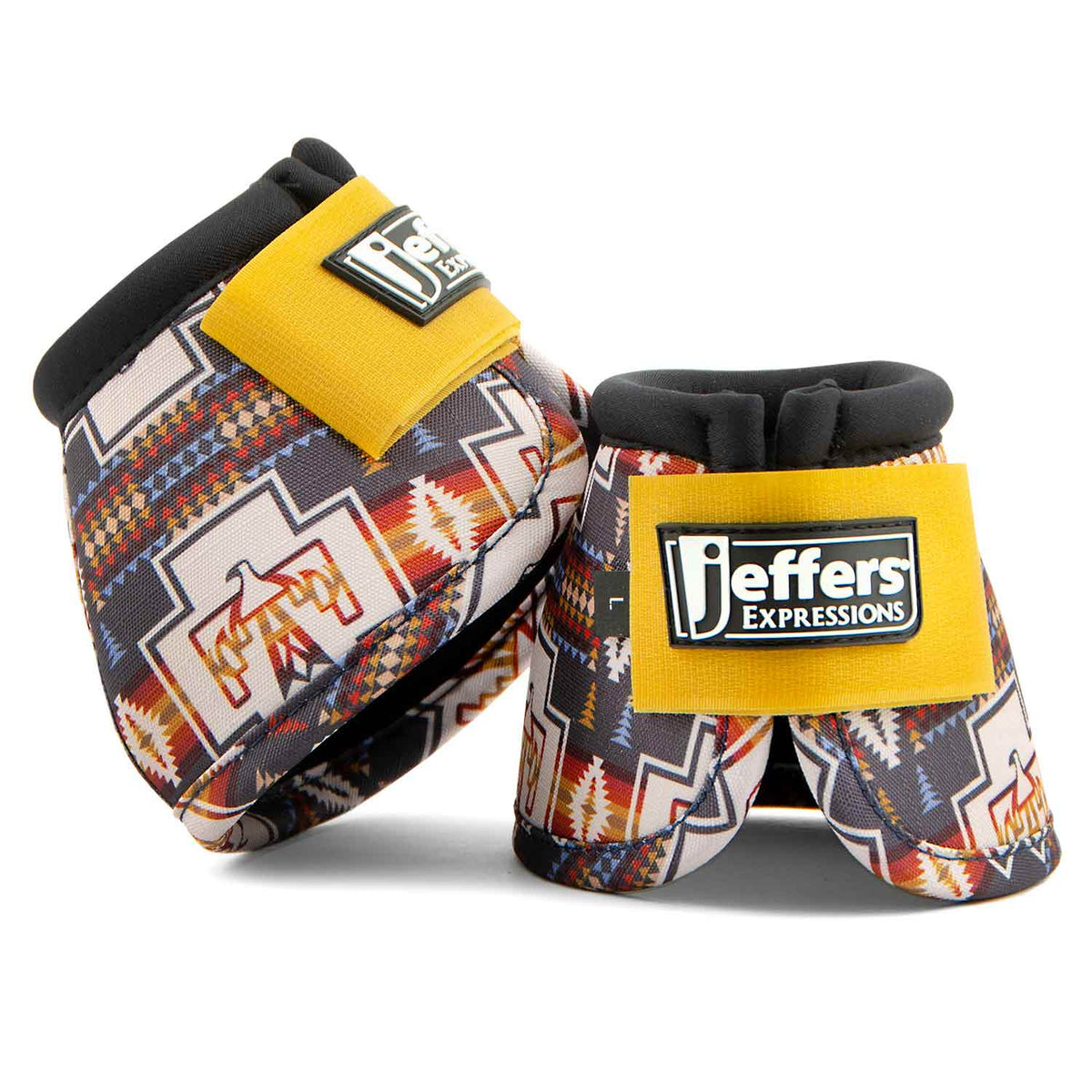 Jeffers Expression No-Turn Bell Boots for Horses, Pair