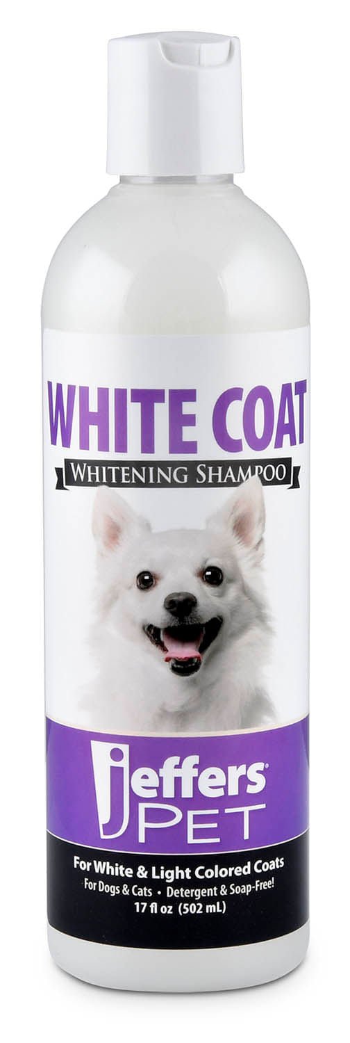 Jeffers Pet White Coat Whitening Dog & Cat Shampoo